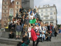 Młodzież szwedzka w Krakowie